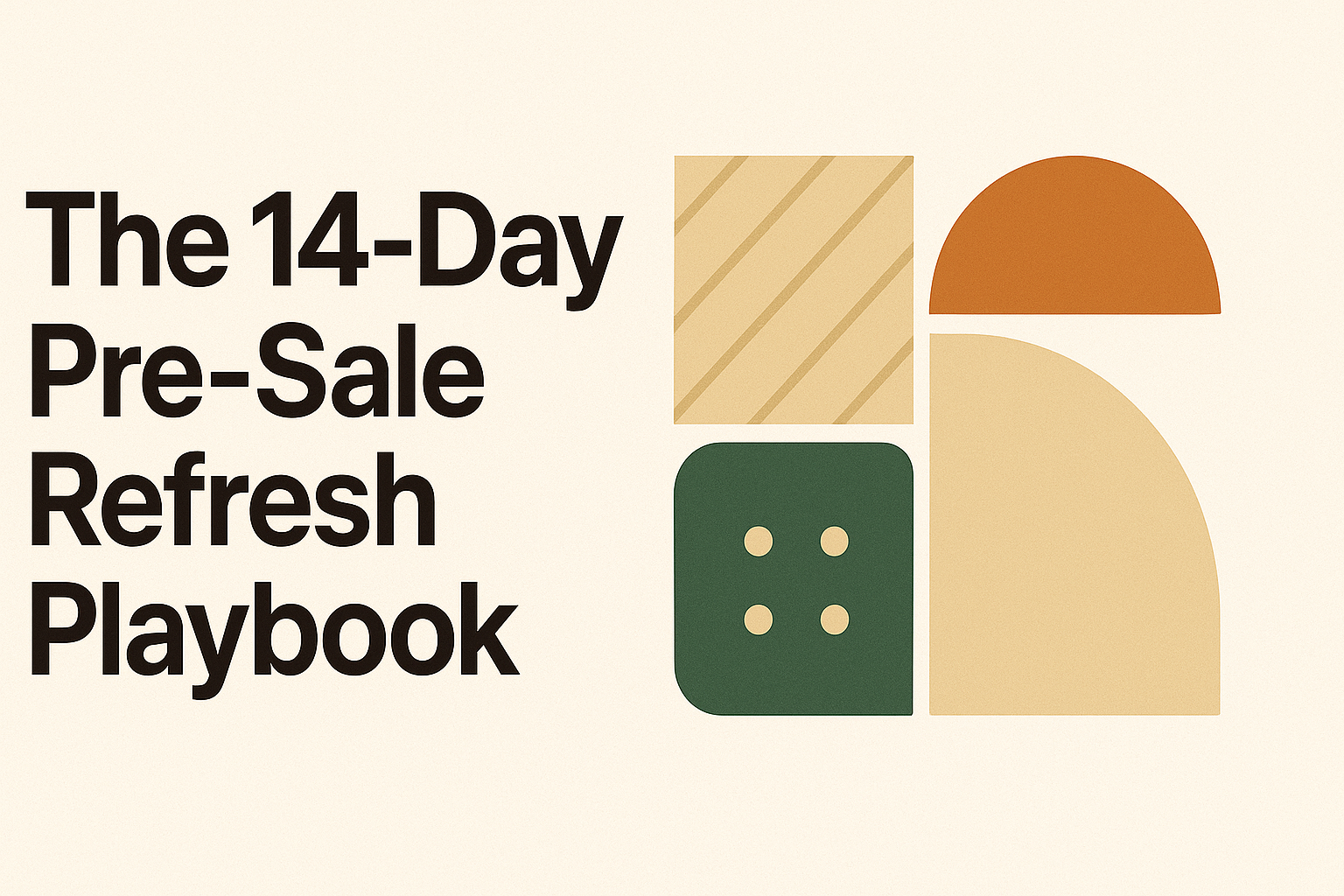 The 14-Day Pre-Sale Refresh