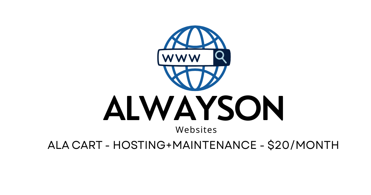 Site Hosting - $20/Monthly