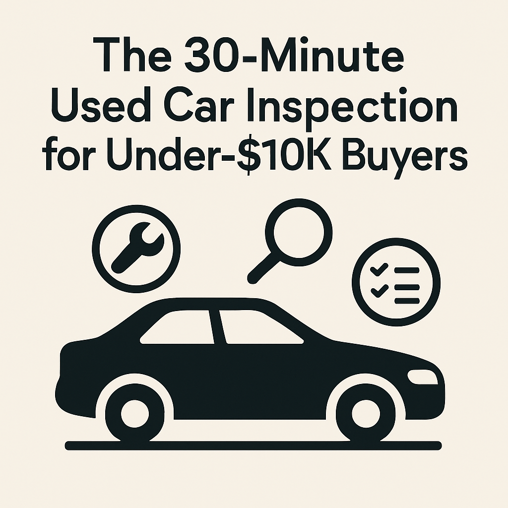The 30-Minute Used Car Inspect