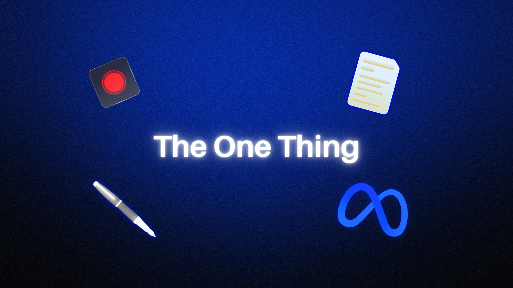 The One Thing Blueprint