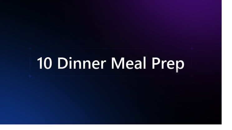 High Protein Easy Meal Prep