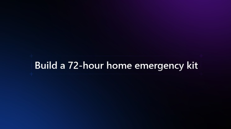 Home Emergency Kit Guide
