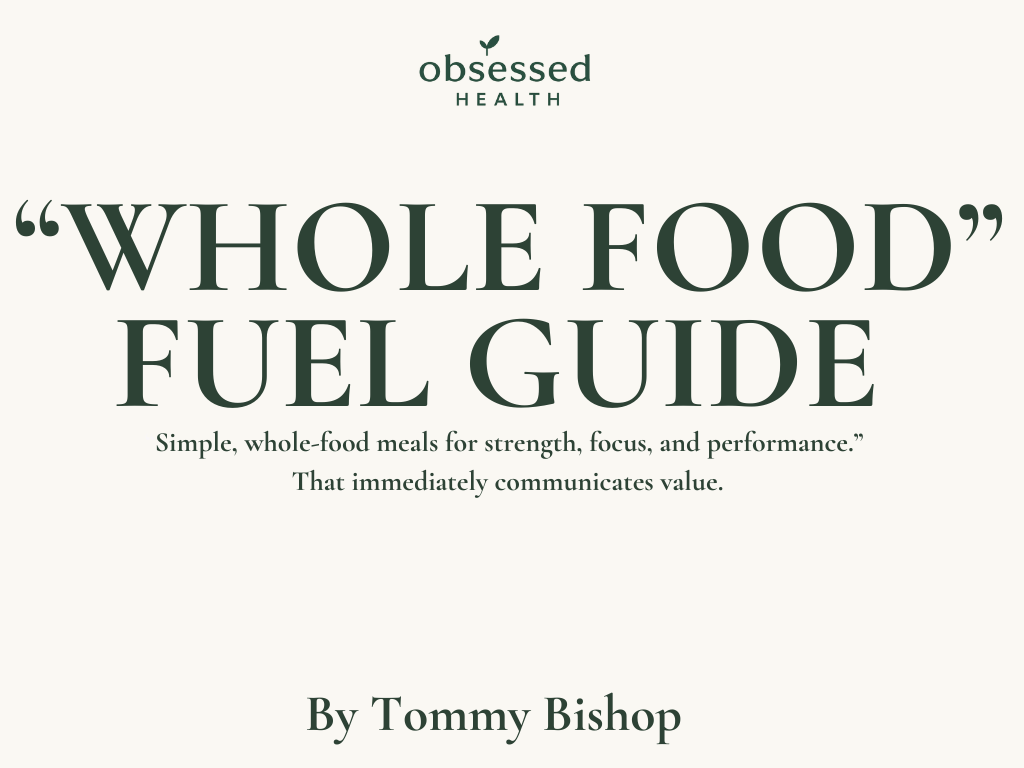 Whole Food Nutrition Guide