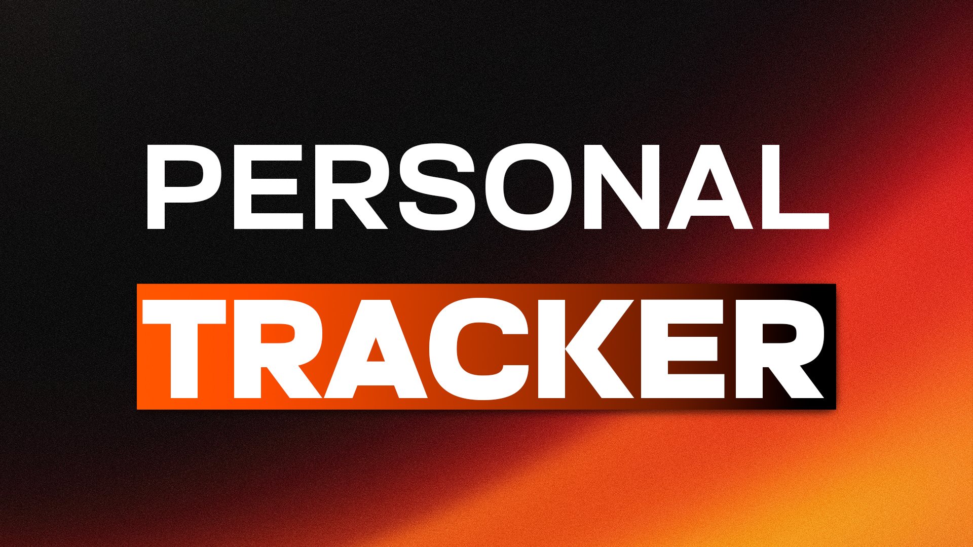 Personal Finance Tracker