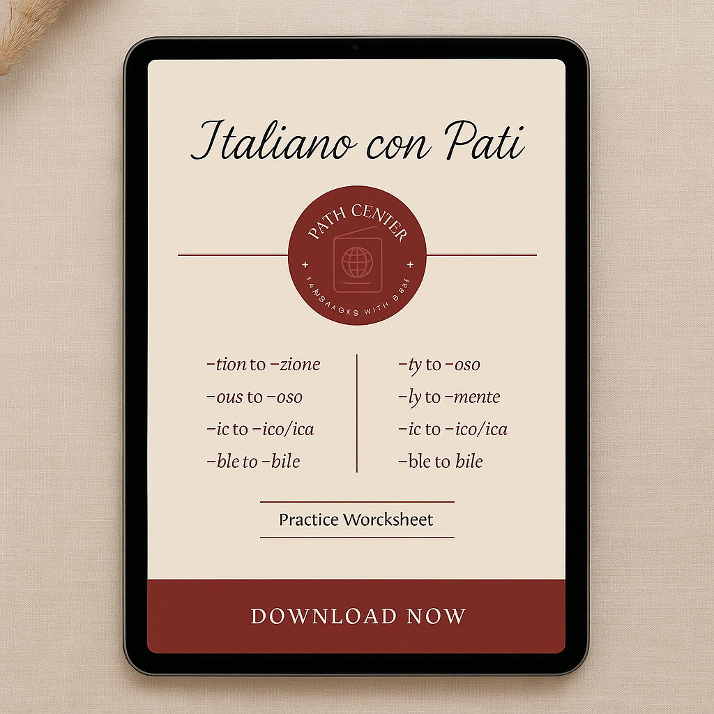 Minimalist Italian Guide