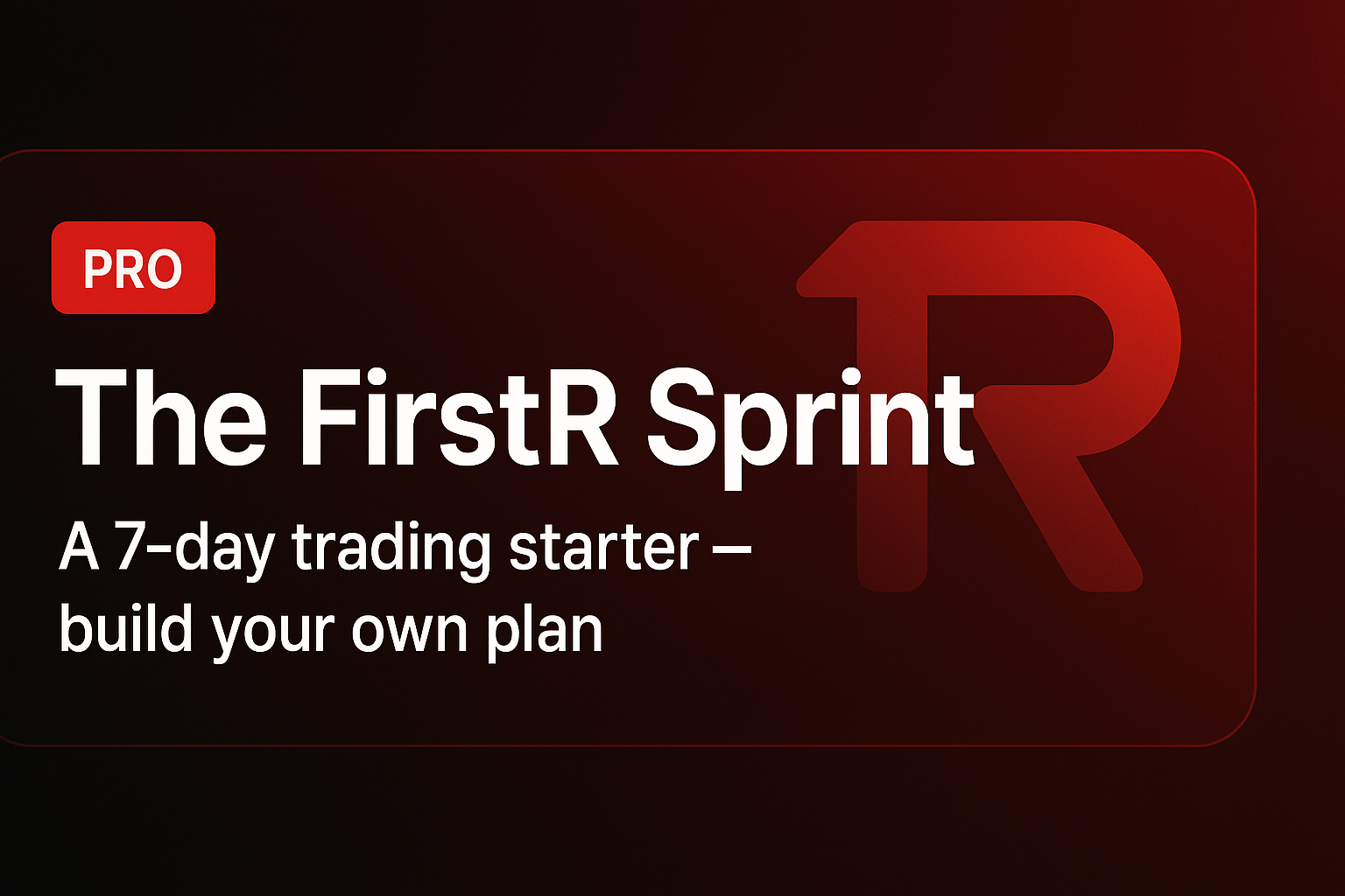 FirstR — Pro