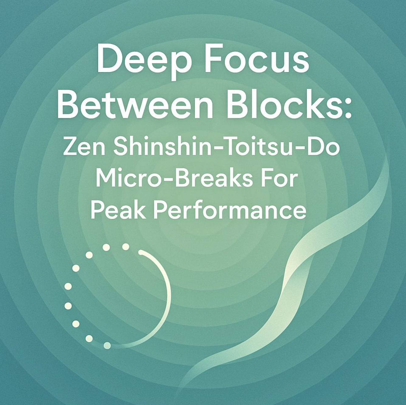 Zen -Shinshin Toitsu Do-
