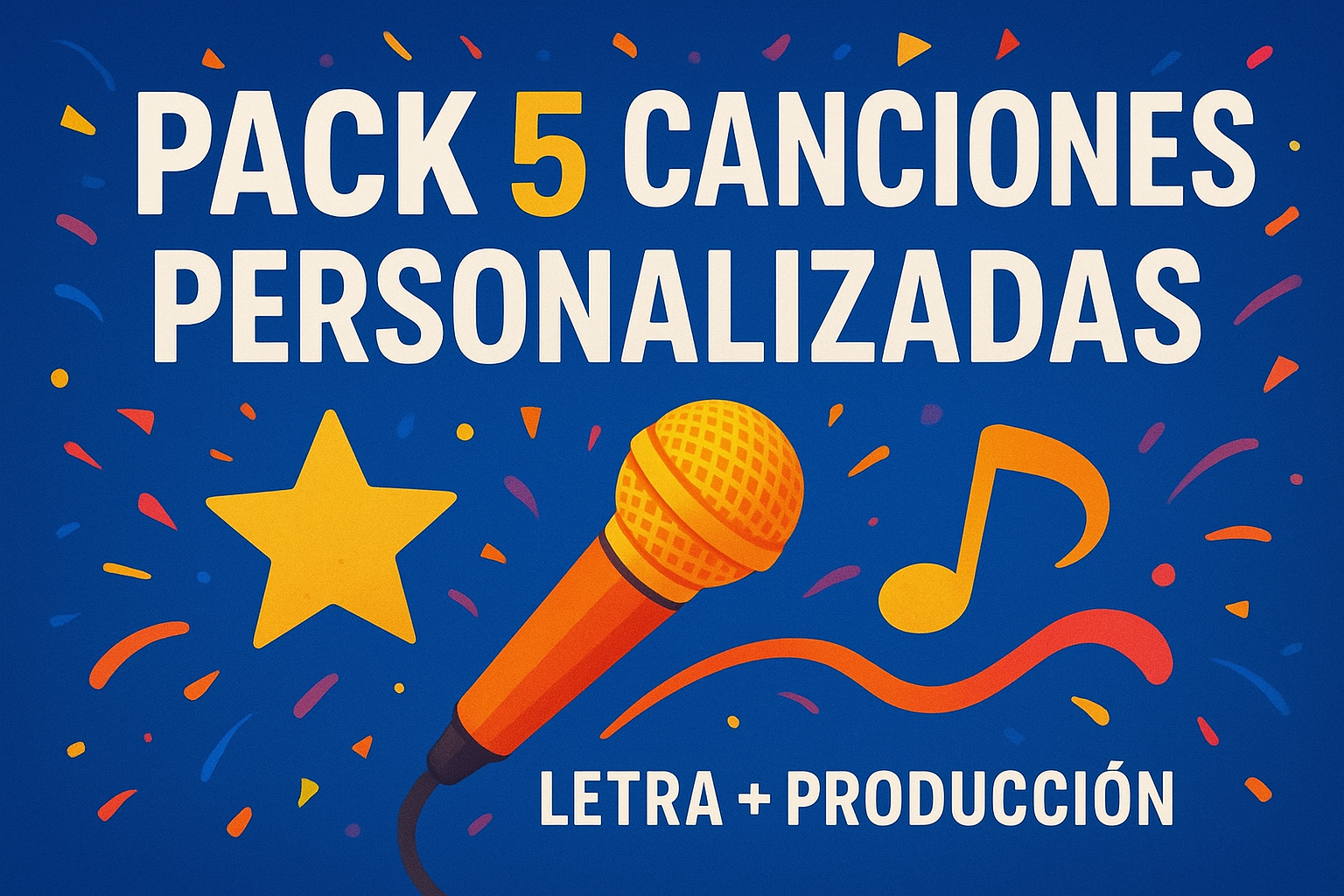 5 Canciones Personalizadas