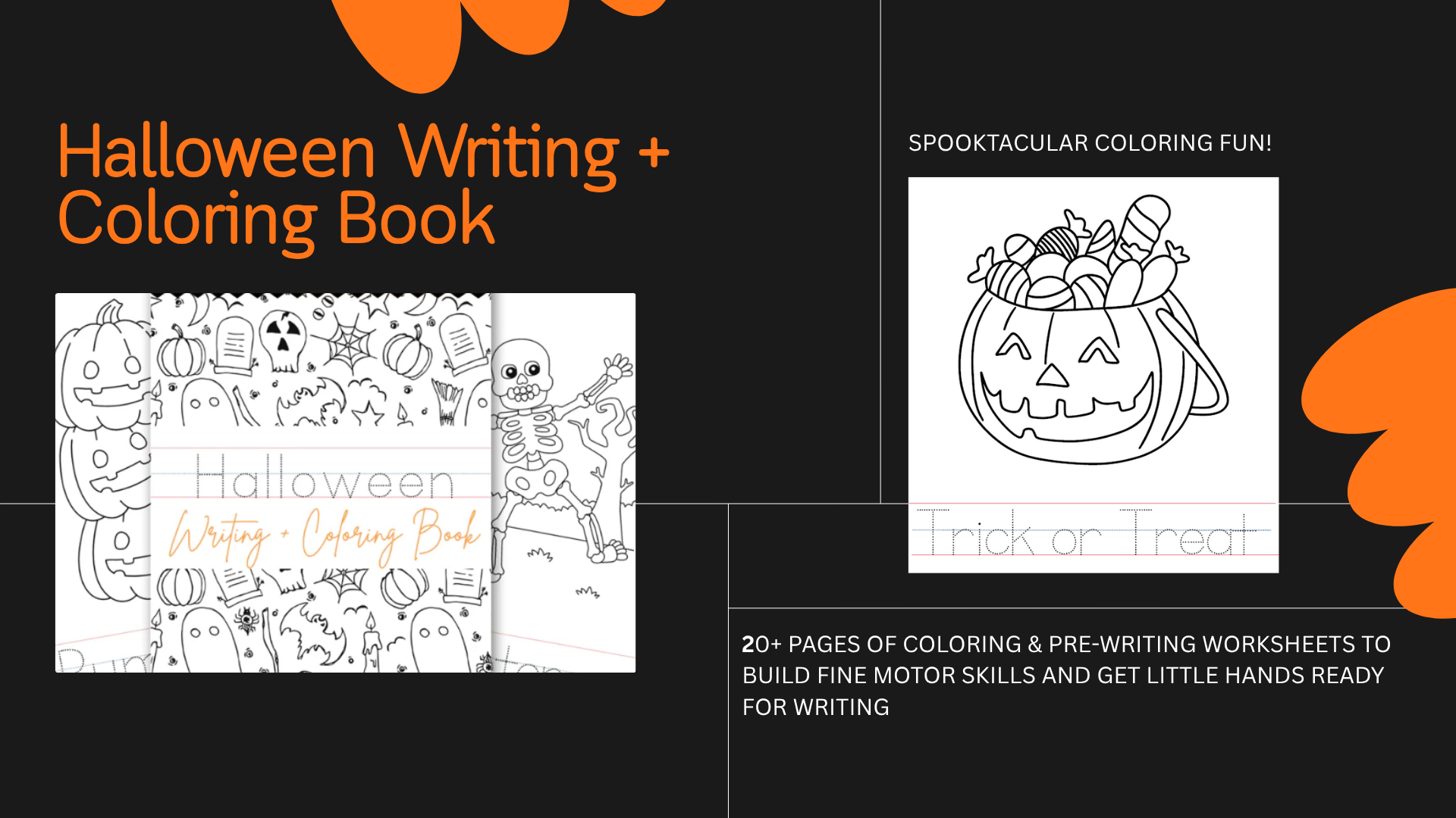 Coloring + Writing Book