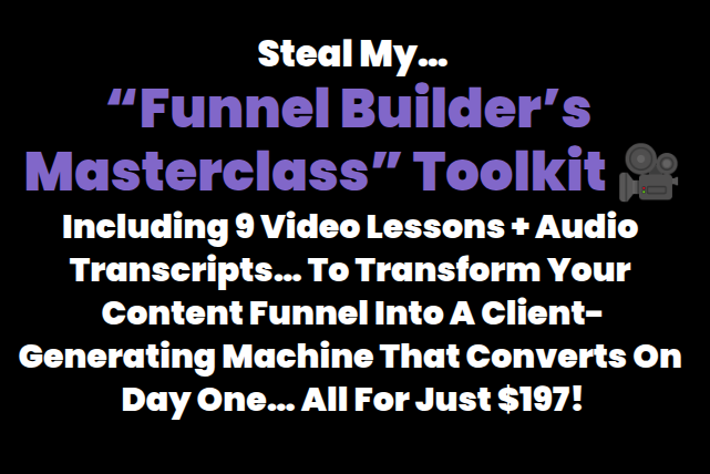 Proven Funnel Formula