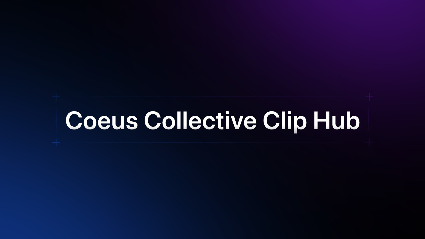 Coeus Collective Clipping Hub