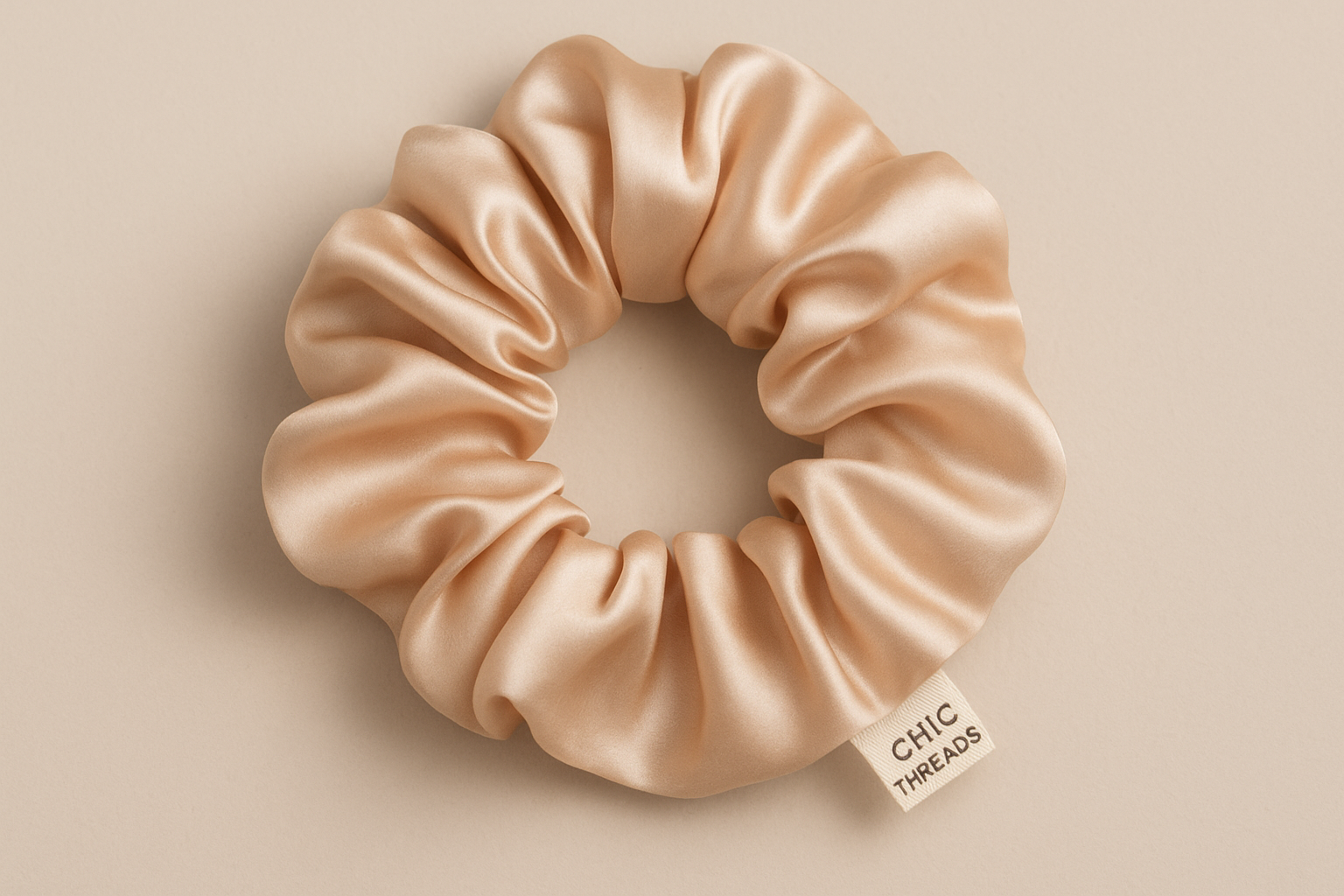 Chic Threads Silk Scrunchie
