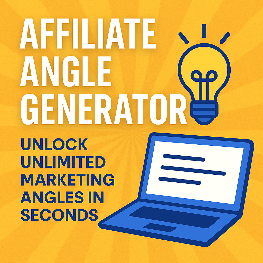 Affiliate Angle Generator GPT