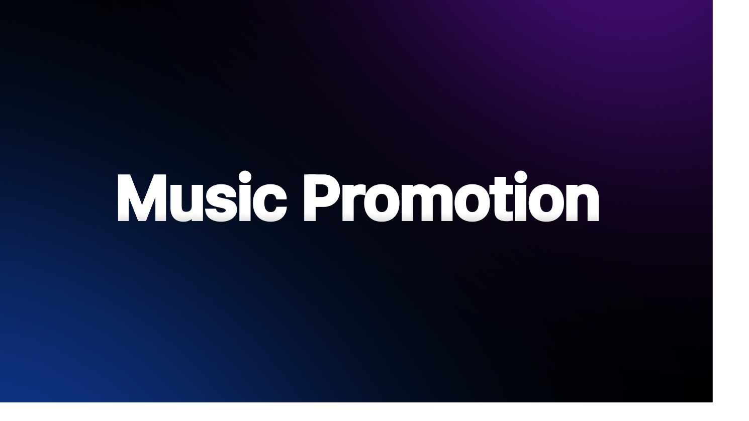 Song Promotion