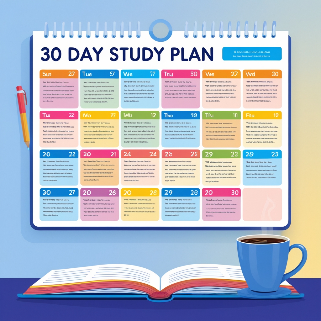 30 day study plan to stop cram