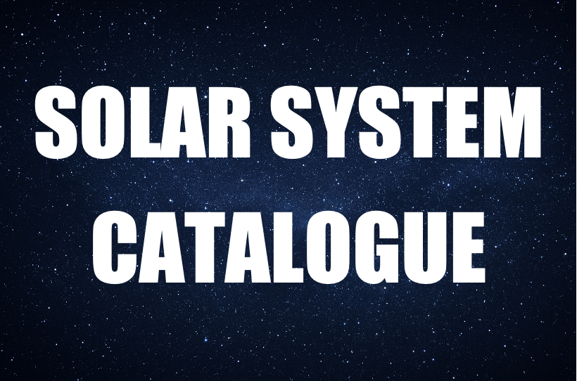 Solar System Catalogue