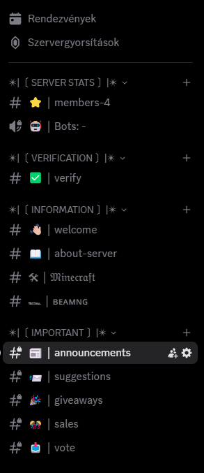 order your discord server