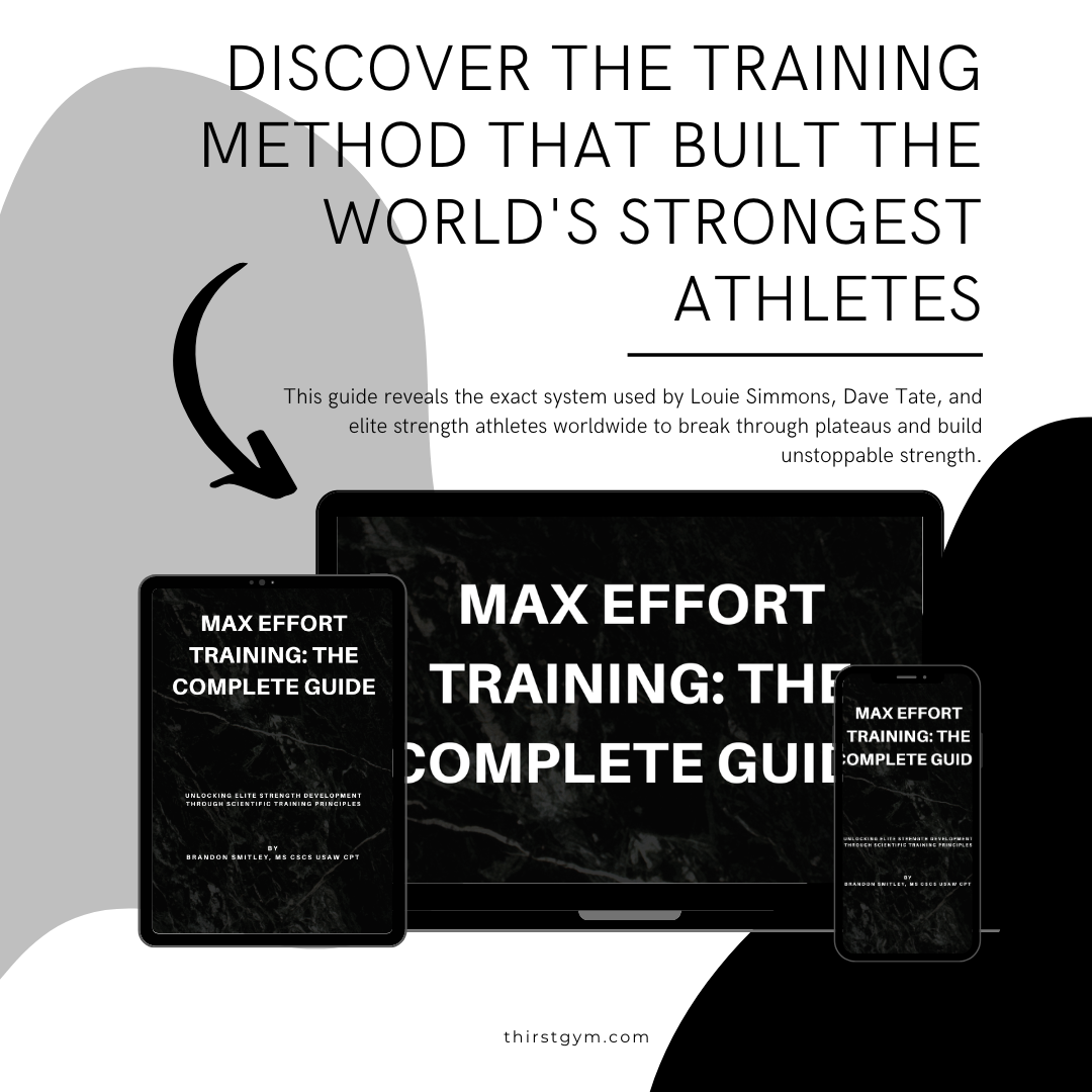 Max Effort Training E-Book
