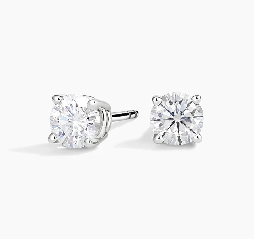 Moissanite earings