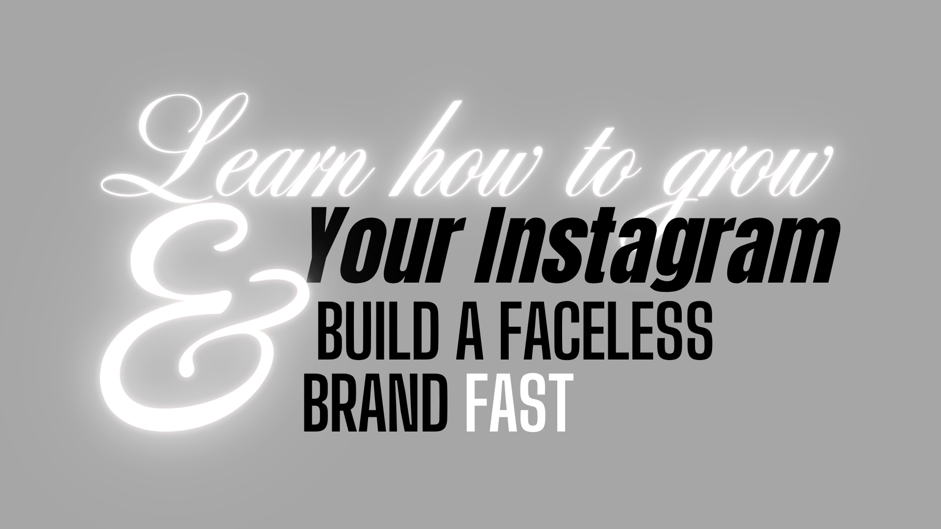 Faceless Growth Blueprint