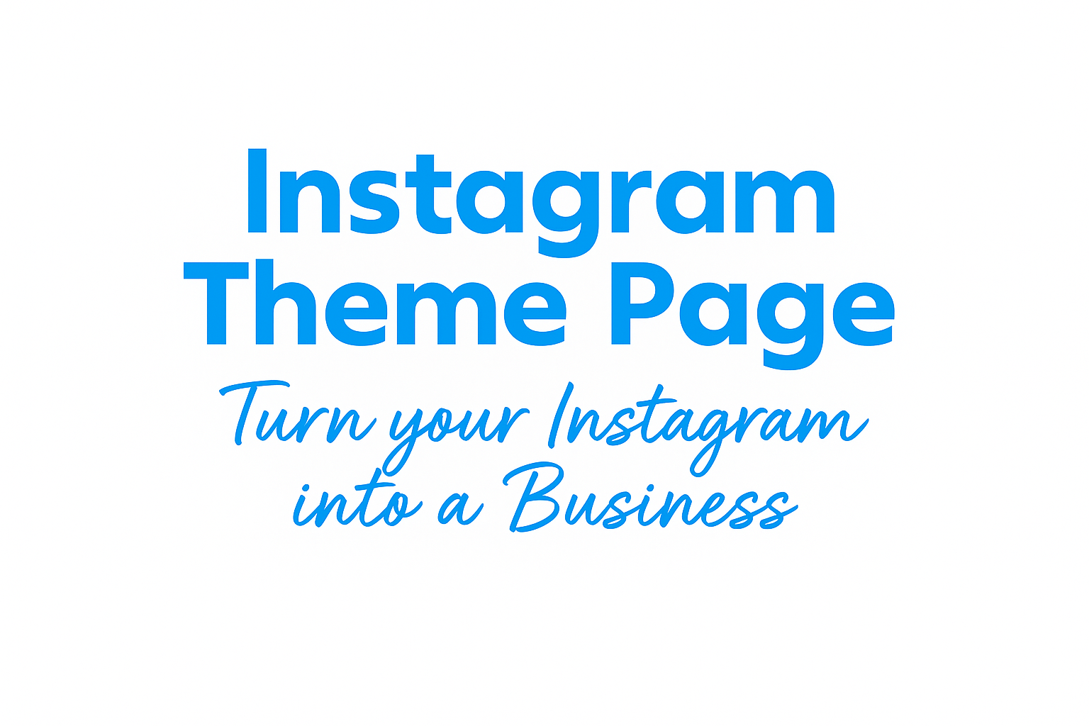 Instagram Blueprint
