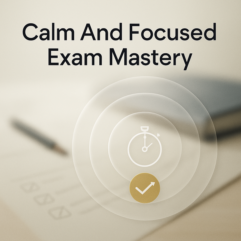 Calm And Focused Exam Mastery