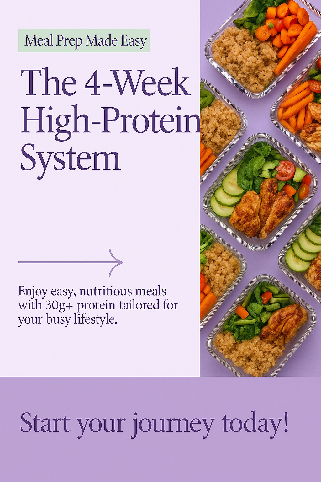 The 4-Week High Protein System