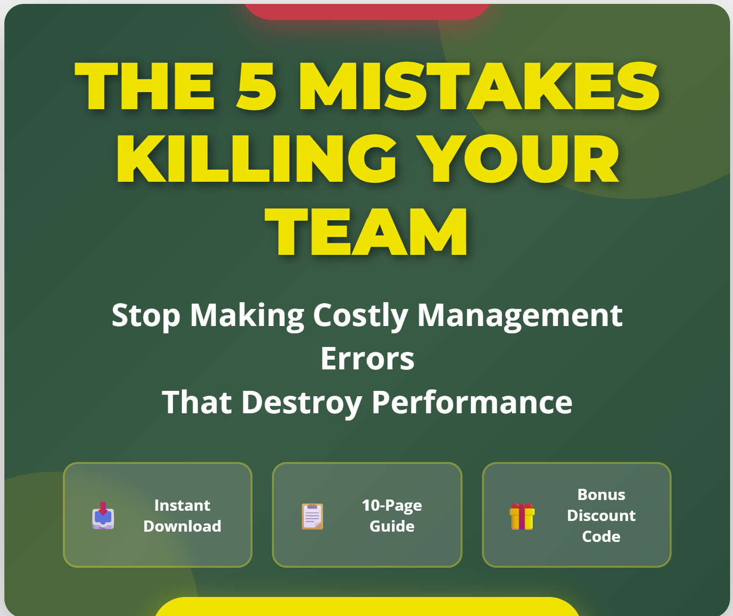 5 Mistakes Killing Your Team