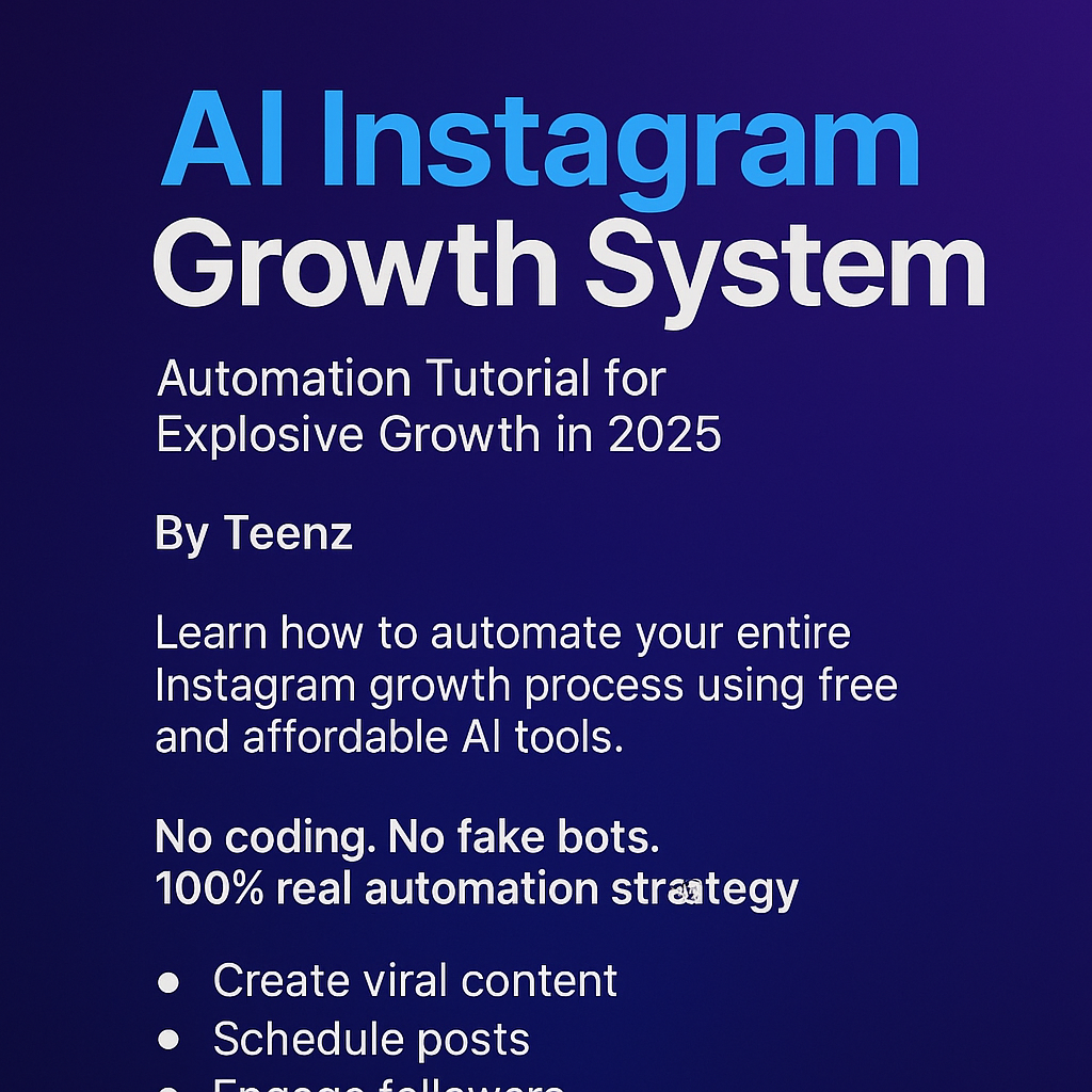AI Instagram Growth System 