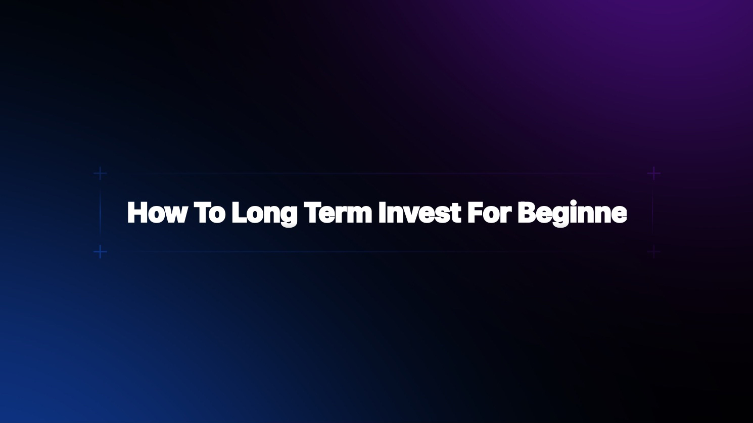 Investing for beginers 
