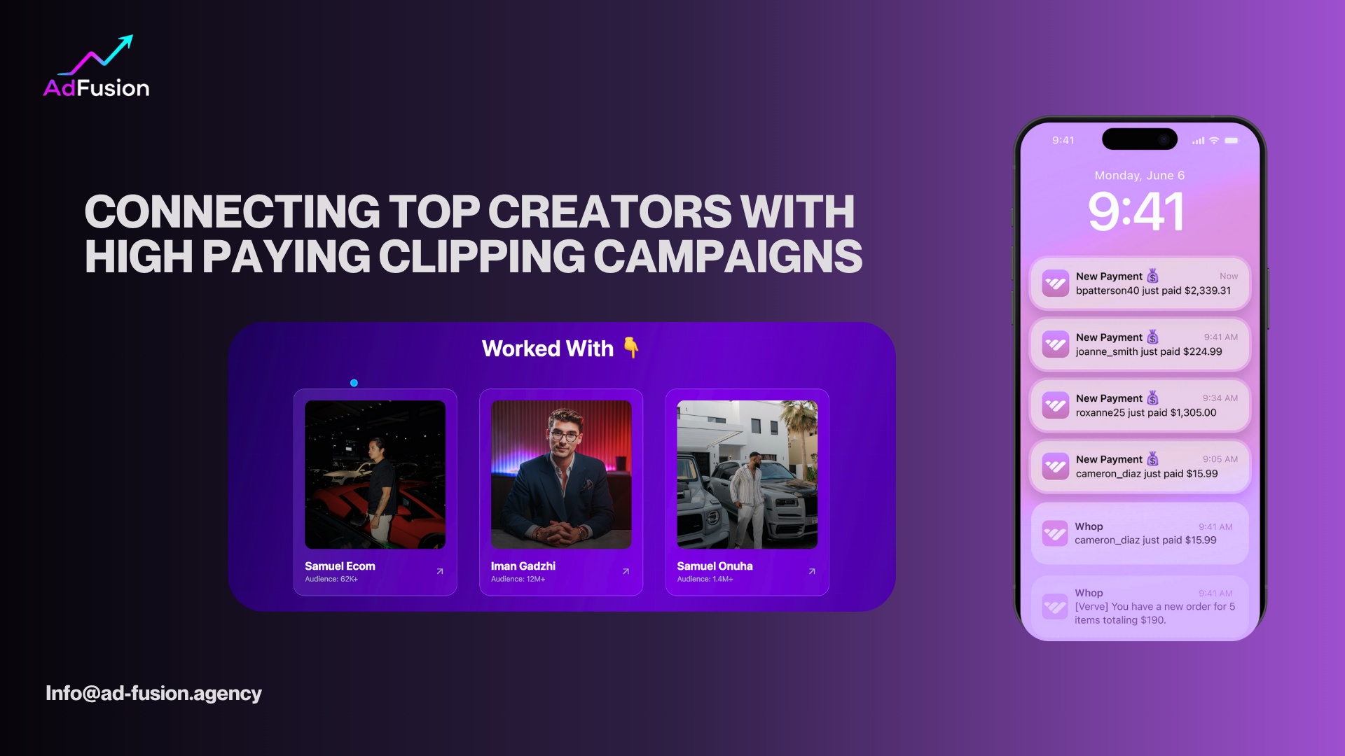 AdFusion Creator Hub