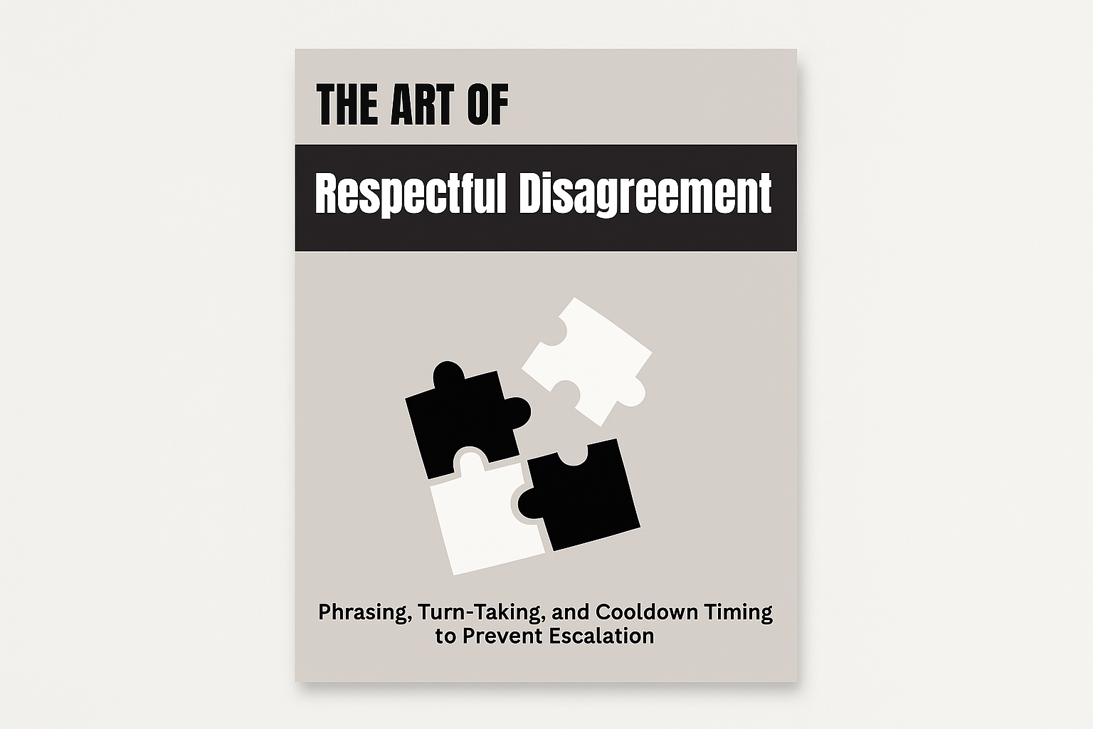 The Art of Respectful Disagree