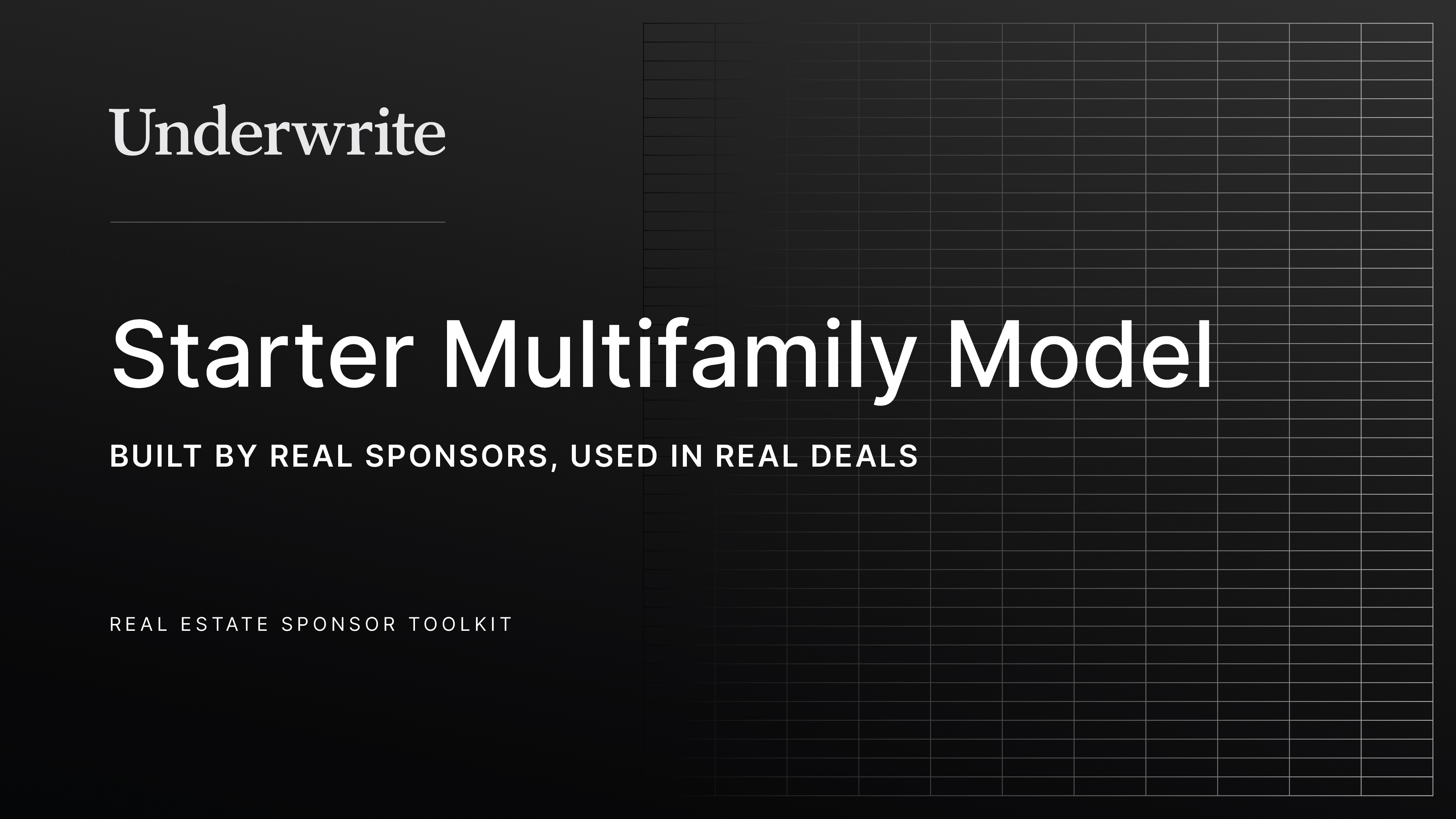 Starter Multifamily Model