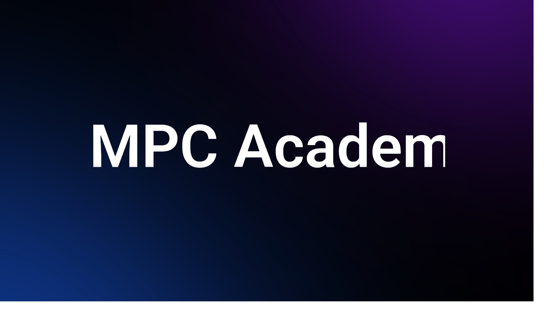 Get started (Quick Course MPC)