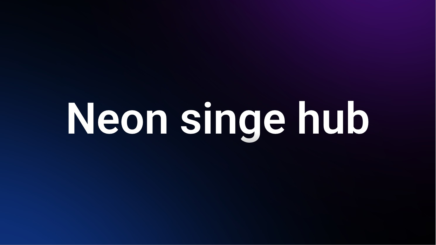 Neon Podcast 