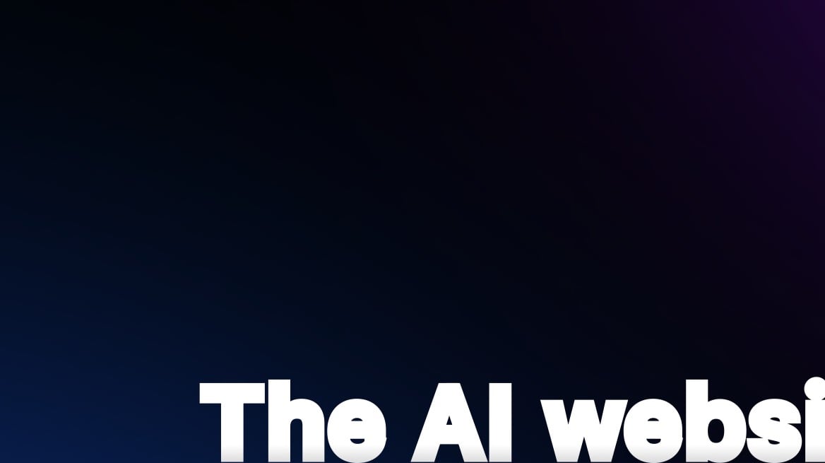 THE AI WEBSITE BUILDER 