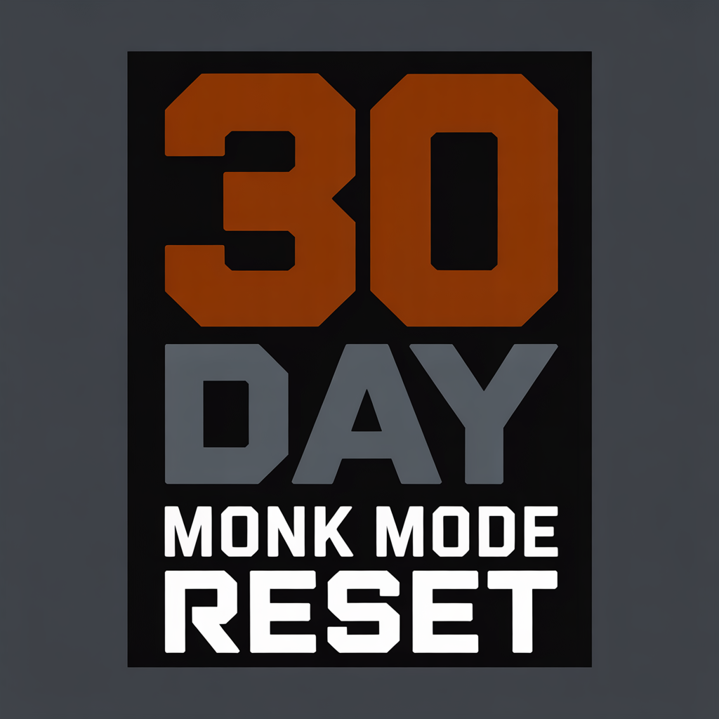 30-Day Monk Mode Reset (eBook)