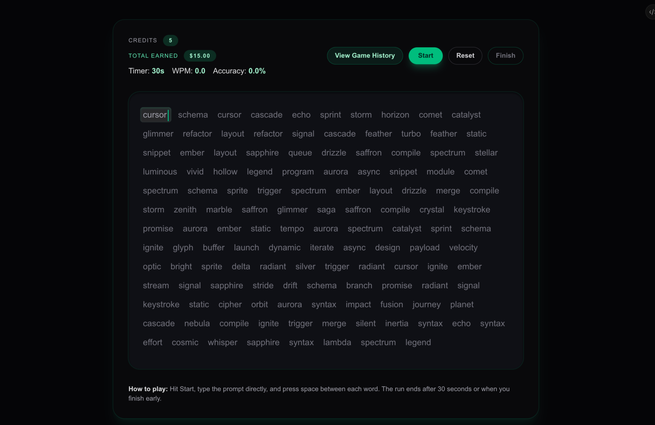 Type Racer