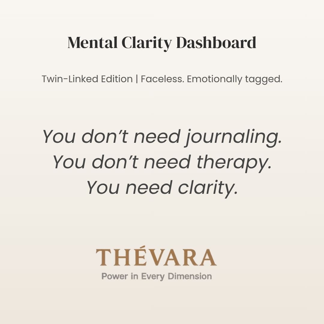 Mental Clarity Dashboard
