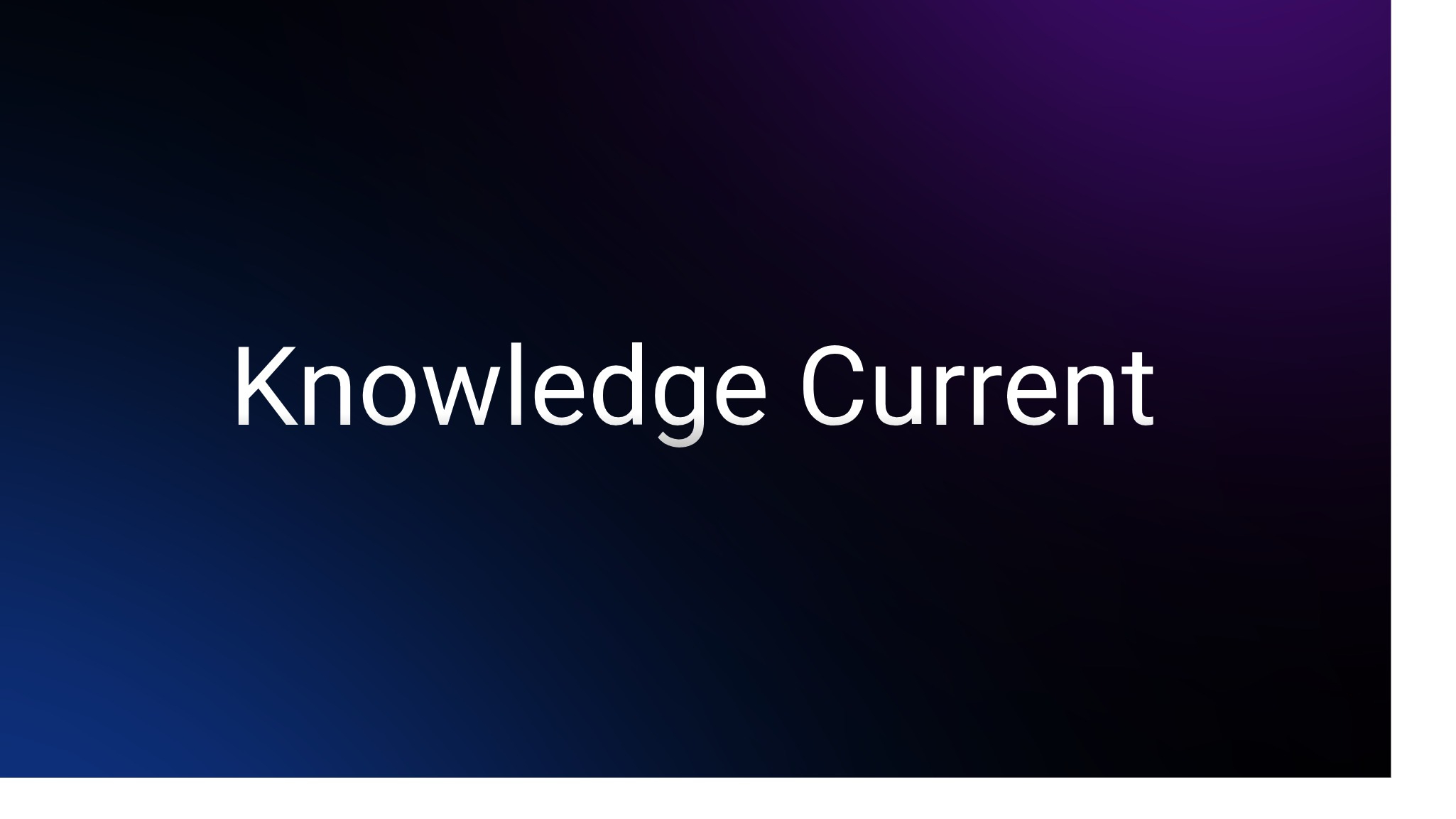 Knowledge Current: LegalOps