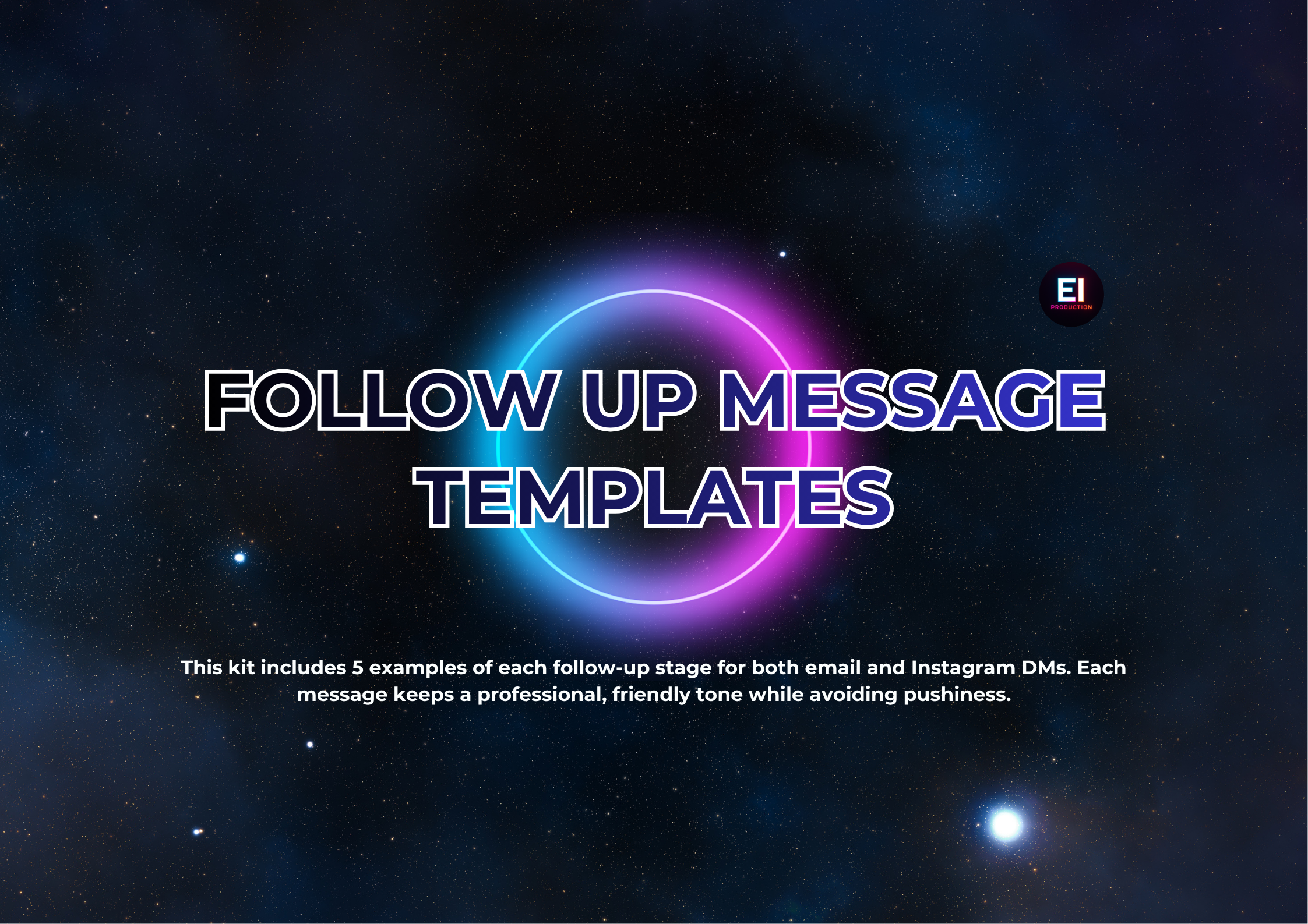 Follow Up Outreach Template 