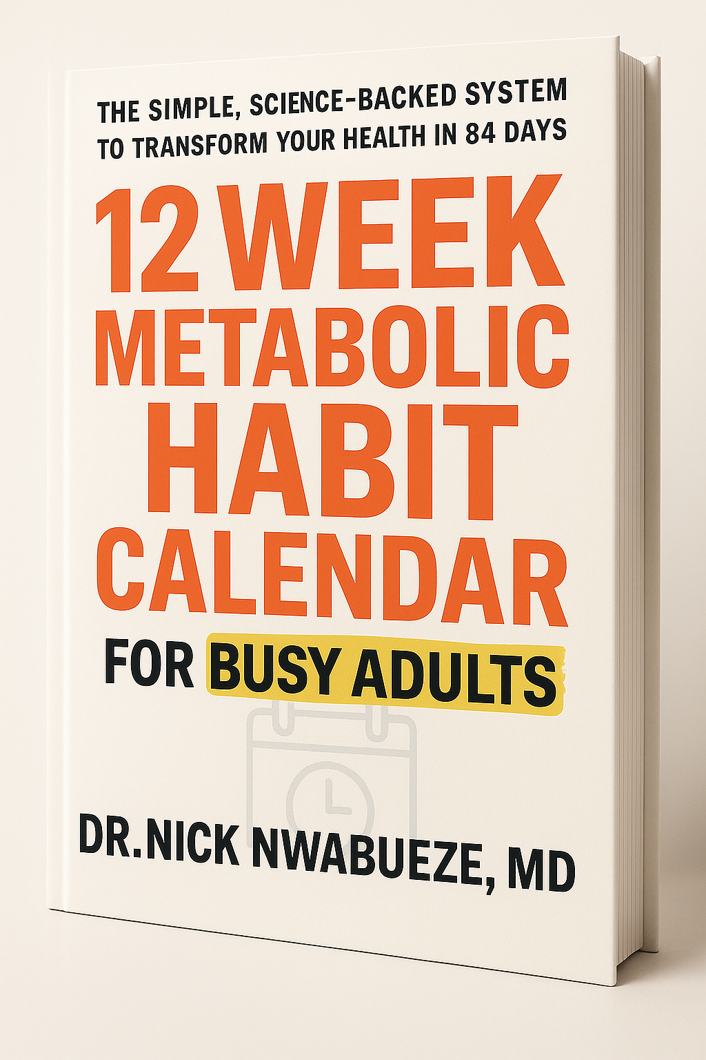 12 Week Metabolic Calendar