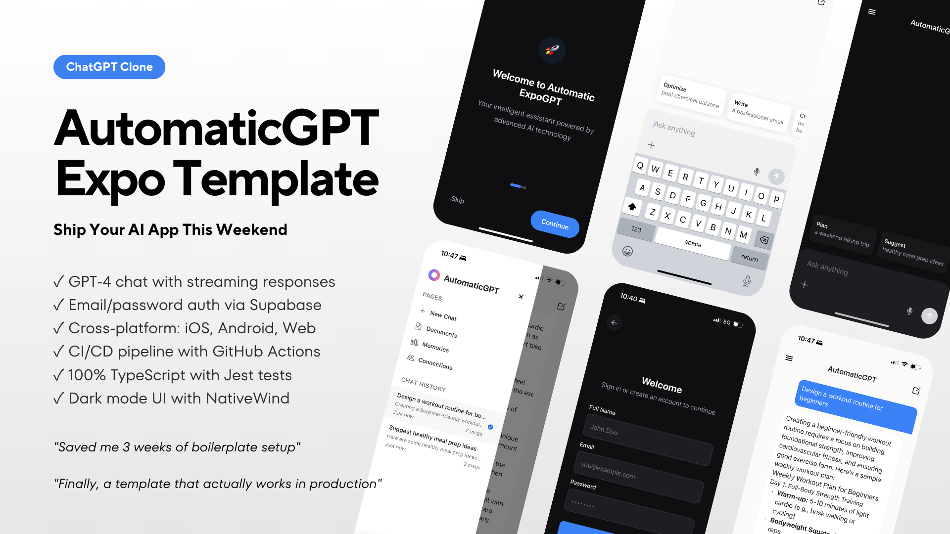 React Native Expo Template