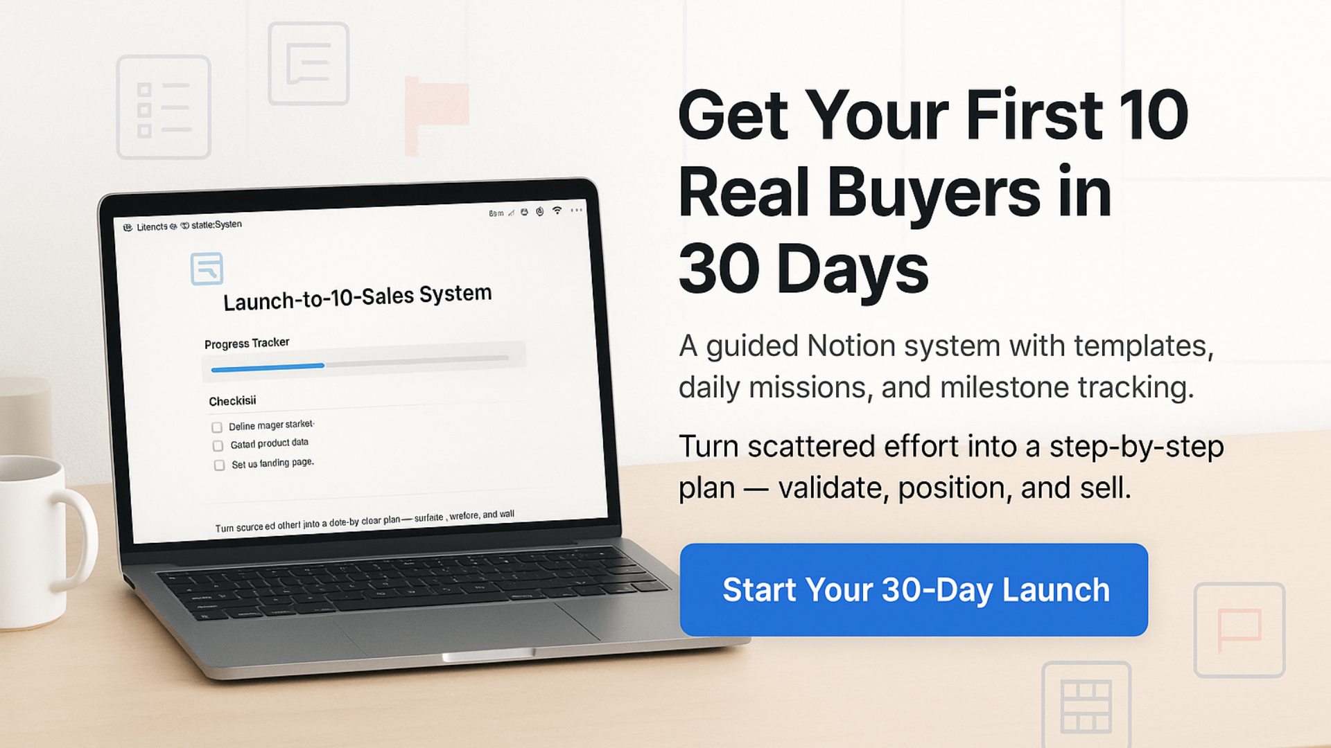 Launch-to-10-Sales(30d Sprint)