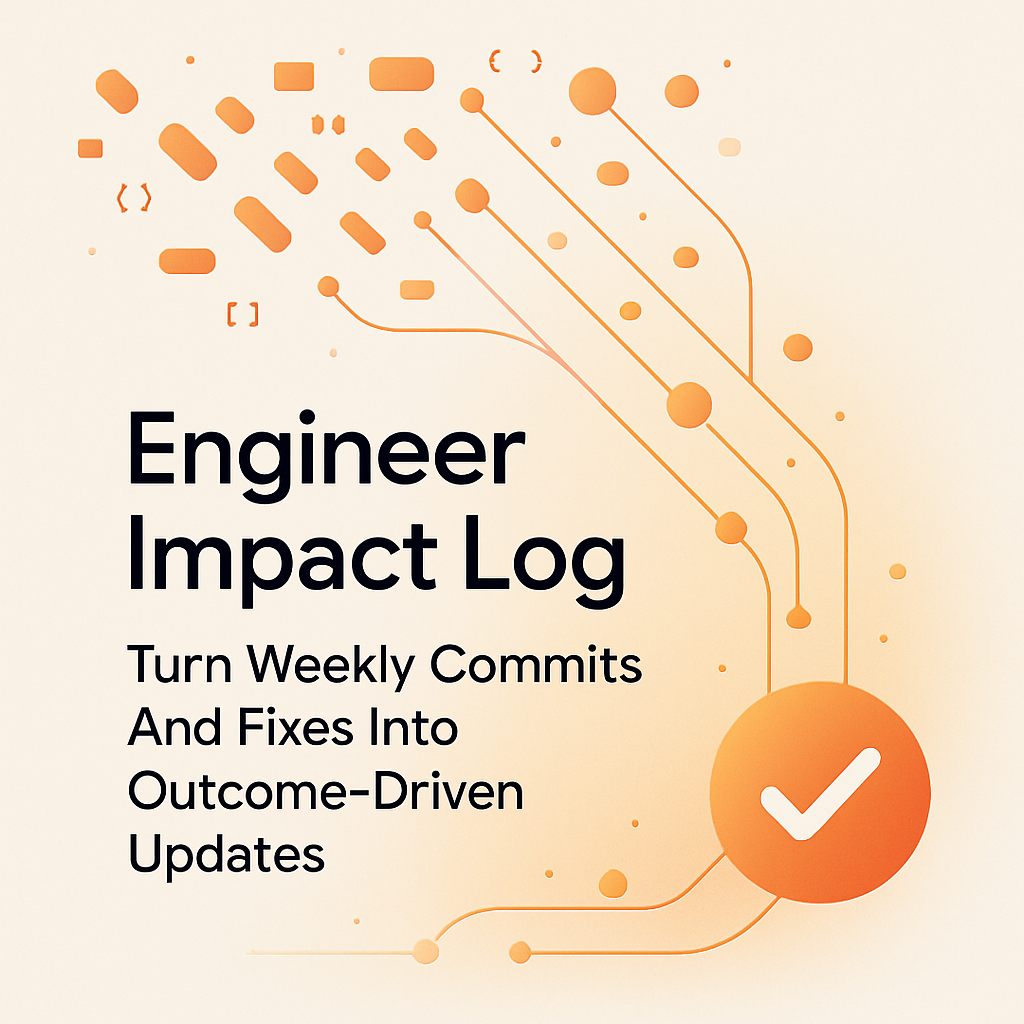 Engineer Impact Log