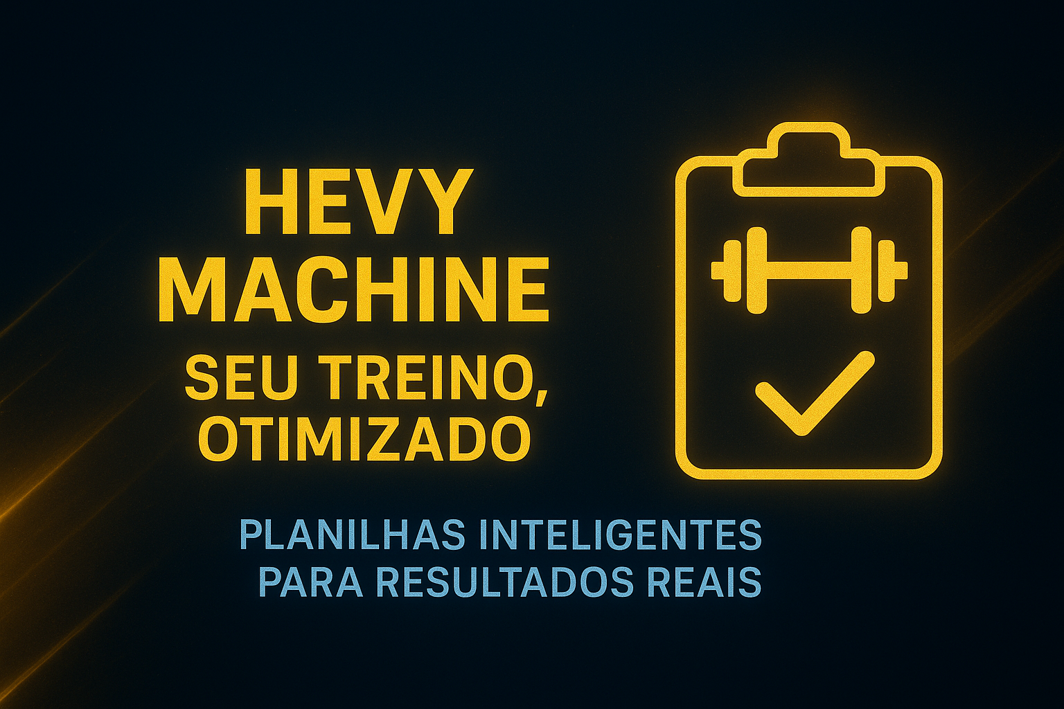 Planilhas Hevy Machine
