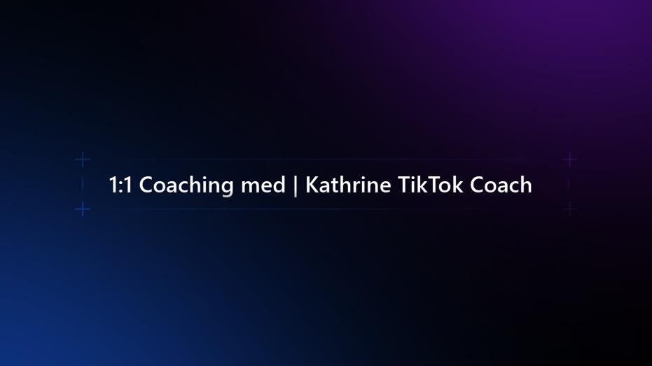 1:1 Coaching