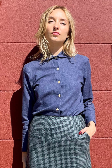 Binty Blouse in Japanese Cotto
