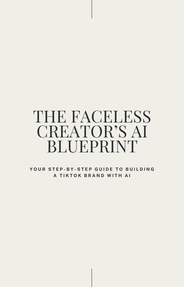 Faceless Creators AI Blueprint