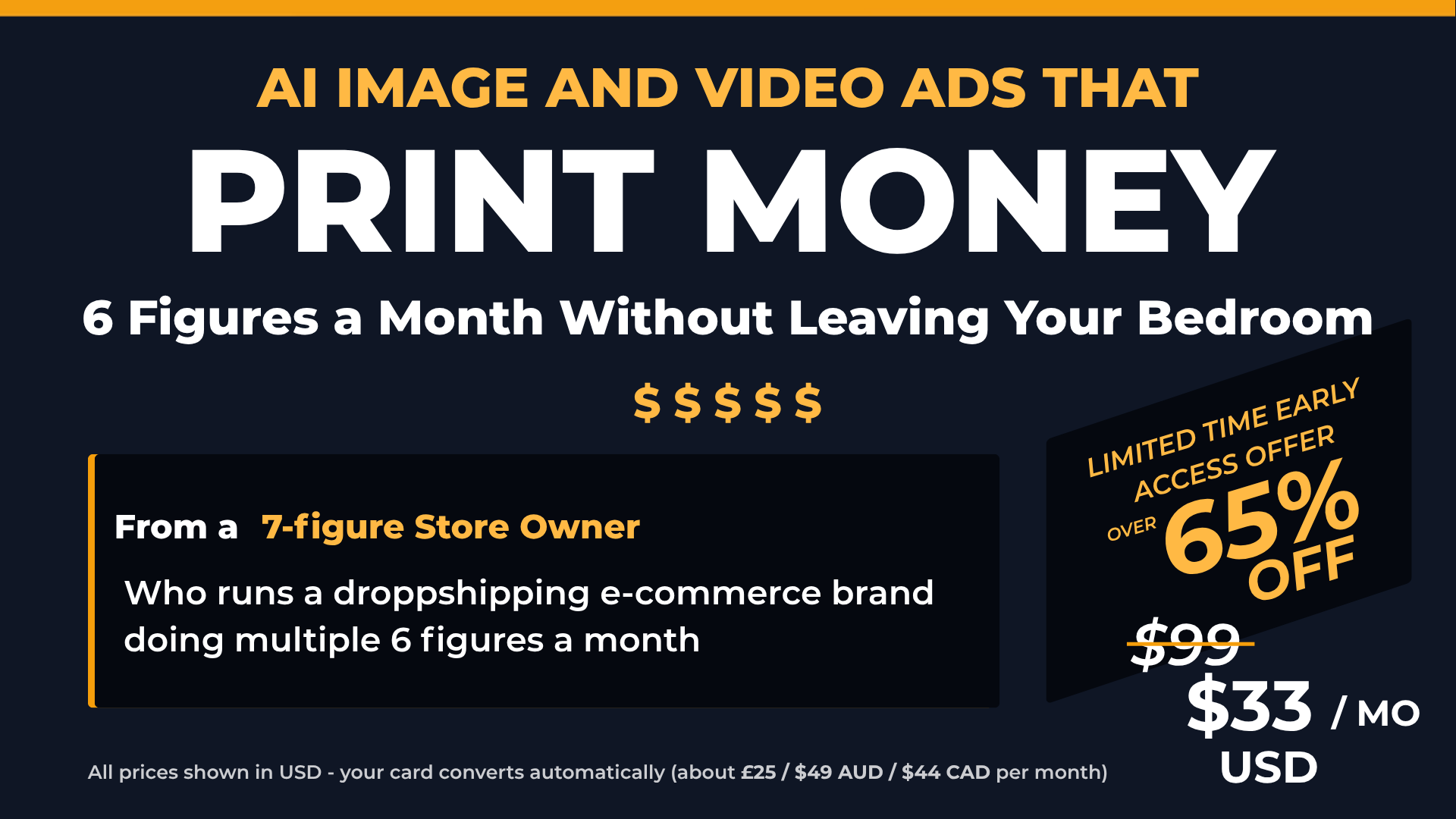 Advertising using AI